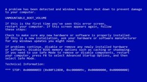 Синий экран смерти на Windows XP, Windows Vista и Windows 7