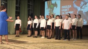 Д. Соболев "Русский солдат" исполняет хор "Меридиан" Кировской гимназии" г. Кировск 2025 г