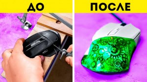 🎩Апгрейд старых вещей 🖱️ Новая жизнь для мышки, шляпы и наушников