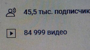 Самый Порог 85 тысяч видео, а именно 84 999 на вечер 29.04.2025 ?