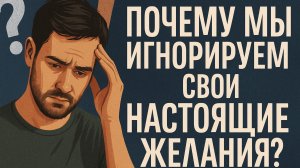 Почему мы игнорируем свои настоящие желания?