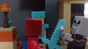 Рейд деревни! Лего Майнкрафт мультик