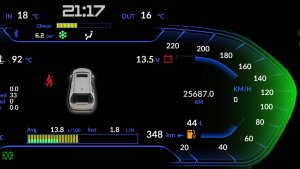Дистанционный запуск двигателя на LCD приборке Mitsubishi