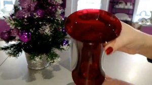 ВАЗА ДЛЯ ЦВЕТОВ 19 СМ КРАСНАЯ CRYSTALEX CZ S.R.O. "КОЛЛЕКЦИЯ БОГЕМА" / 293311