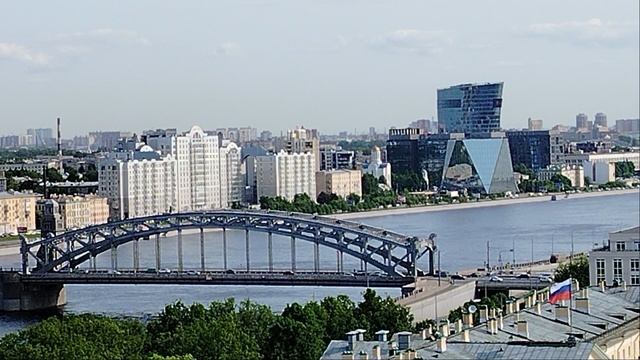 Самый красивый мост в Петербурге-Большеохтинский!