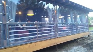 Мягкие окна на базе отдыха "ГЕКО", Кременкуль. Пример работ