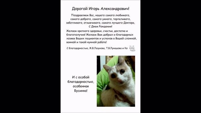 День рождения директора клиники Игоря Александровича