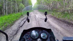 Заезд на Kawasaki KLE 400 | Лёгкое бездорожье