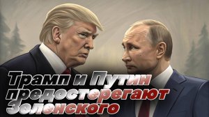 ⚠️ Трамп и Путин ЕДИНЫ: Жесткое предупреждение Зеленскому о последствиях!