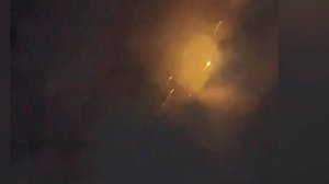 Горящие неопознанные космические тела появились в небе над Кокшетау