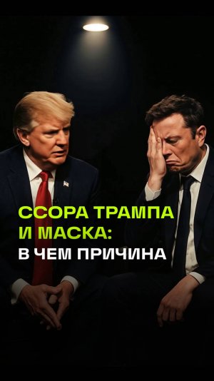 «Рассудок потерял»: как поссорились Дональд Трамп и Илон Маск