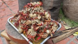 Вкусное приготовление крабов по разным рецептам Крабовый суп краб во фритюре жареный рис жареный кра