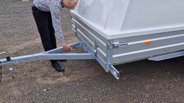 Легковой прицеп МЗСА 817717.032 с пластиковой крышкой. Видео обзор ТРЕЙЛИ. Инструкция смотреть онлайн