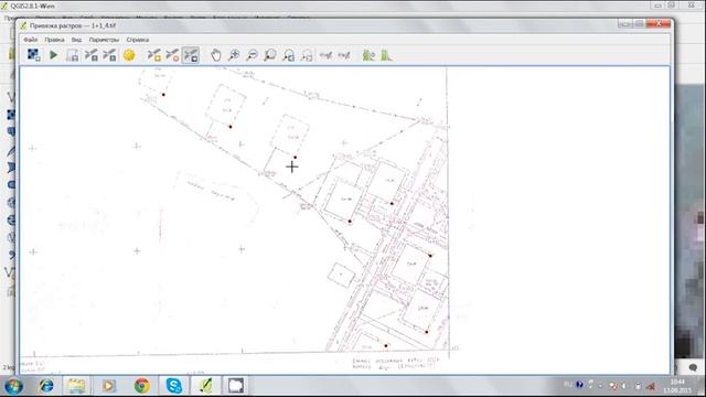 Привязка растровых файлов  в QGIS смотреть онлайн