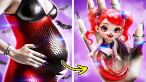 🧜♀️Морская мама vs вампирша-мама 🍼 Лайфхаки для беременных