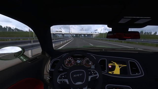 Как нельзя ездить на Dodge hellcat (ets2) смотреть онлайн