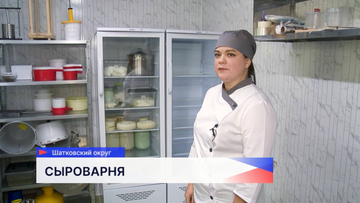Собственную сыроварню в Шатковском районе открыла нижегородская предпринимательница