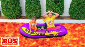 Влад и Ники. Пол это лава и другие популярные видео!