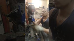 Порошковая покраска суппортов.