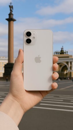 Распаковка iPhone 16 в белом цвете 🤍