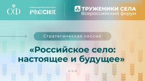 Стратегическая сессия «Российское село: настоящее и будущее»