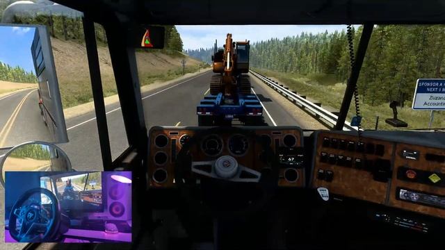 American Truck Simulator + Руль Thrustmaster T248 смотреть онлайн