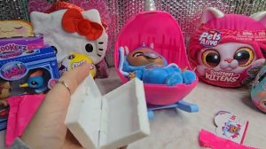 РАСПАКОВКА ДОМАШНИХ ЖИВОТНЫХ  котенок,  Кроличье зерно И Приятный обзор игрушек