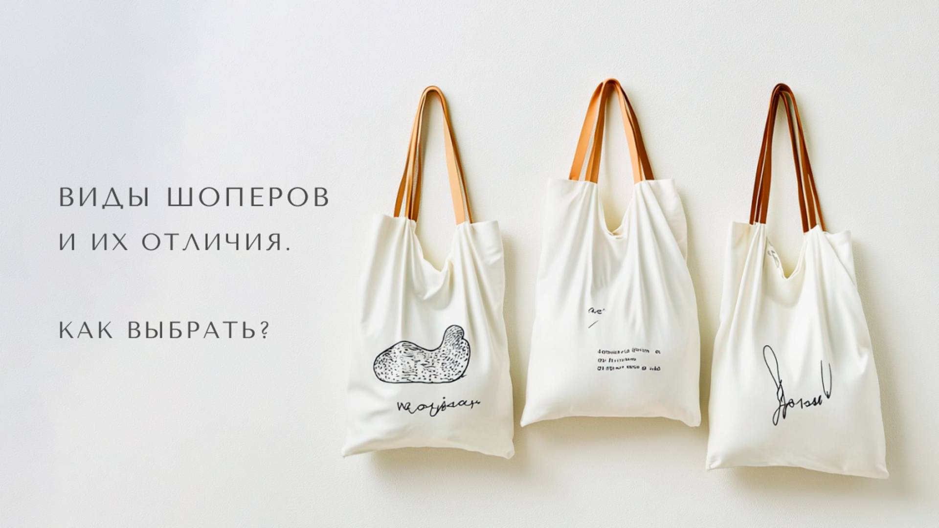 Виды шопперов и их отличия. Как выбрать?