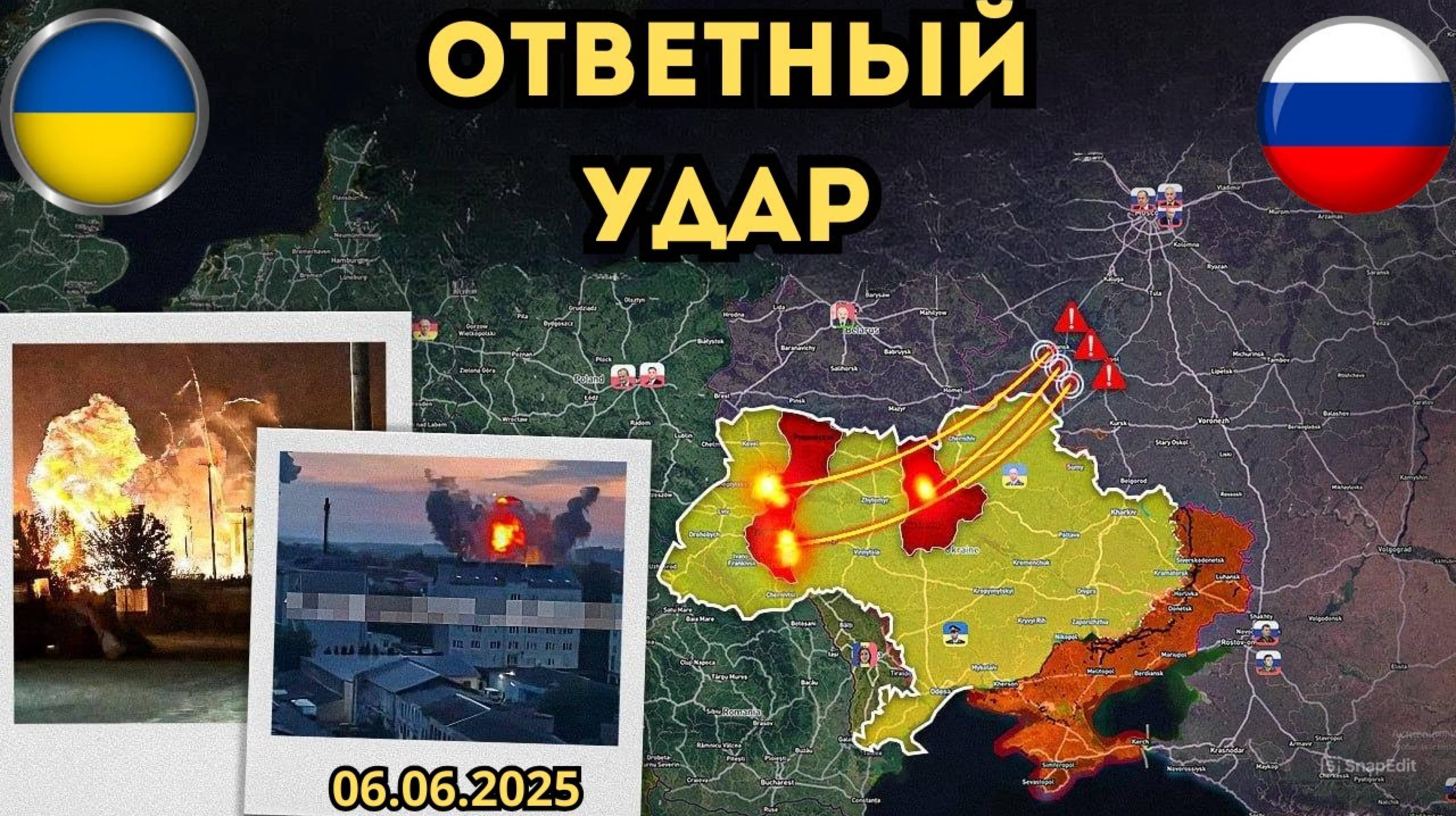 Россия наносит ответный удар ⚔️Наступление в разгаре 🔥 Военная сводка 06.06.2025