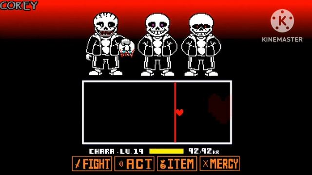 Undertale | hacked memories trio | (phase 1) | battle animation На русском языке! смотреть онлайн