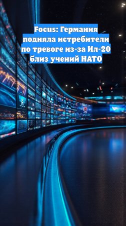 Focus: Германия подняла истребители по тревоге из-за Ил-20 близ учений НАТО
