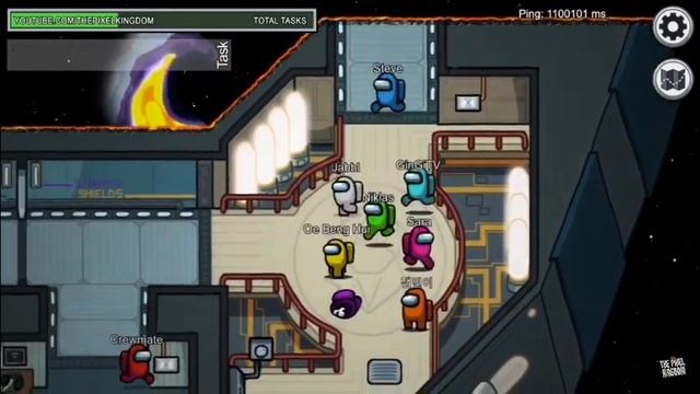 АМОНГ АС НО 1000 ИГРОКОВ!AMONG AS. смотреть онлайн