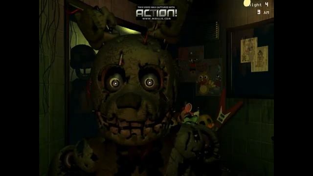 Five Nights at Freddys 3|Ночь#4|Стало Жарковато!!! смотреть онлайн