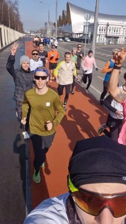 Ежедневная беговая тренировка в Москве :)