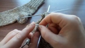 ВЯЖЕМ МУЖСКИЕ НОСКИ ПОДРОБНЫЙ МК