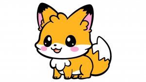 КАК НАРИСОВАТЬ МИЛУЮ ЛИСИЧКУ 🦊❤️