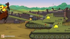 HomeAnimations – Мультики про танки  Зона уничтожения ! Монстр ищет спасение - Мультики про танки
