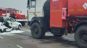 Трое полицейских погибли в ДТП с бензовозом под Астраханью