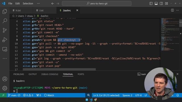 30. My aliases with BashZsh