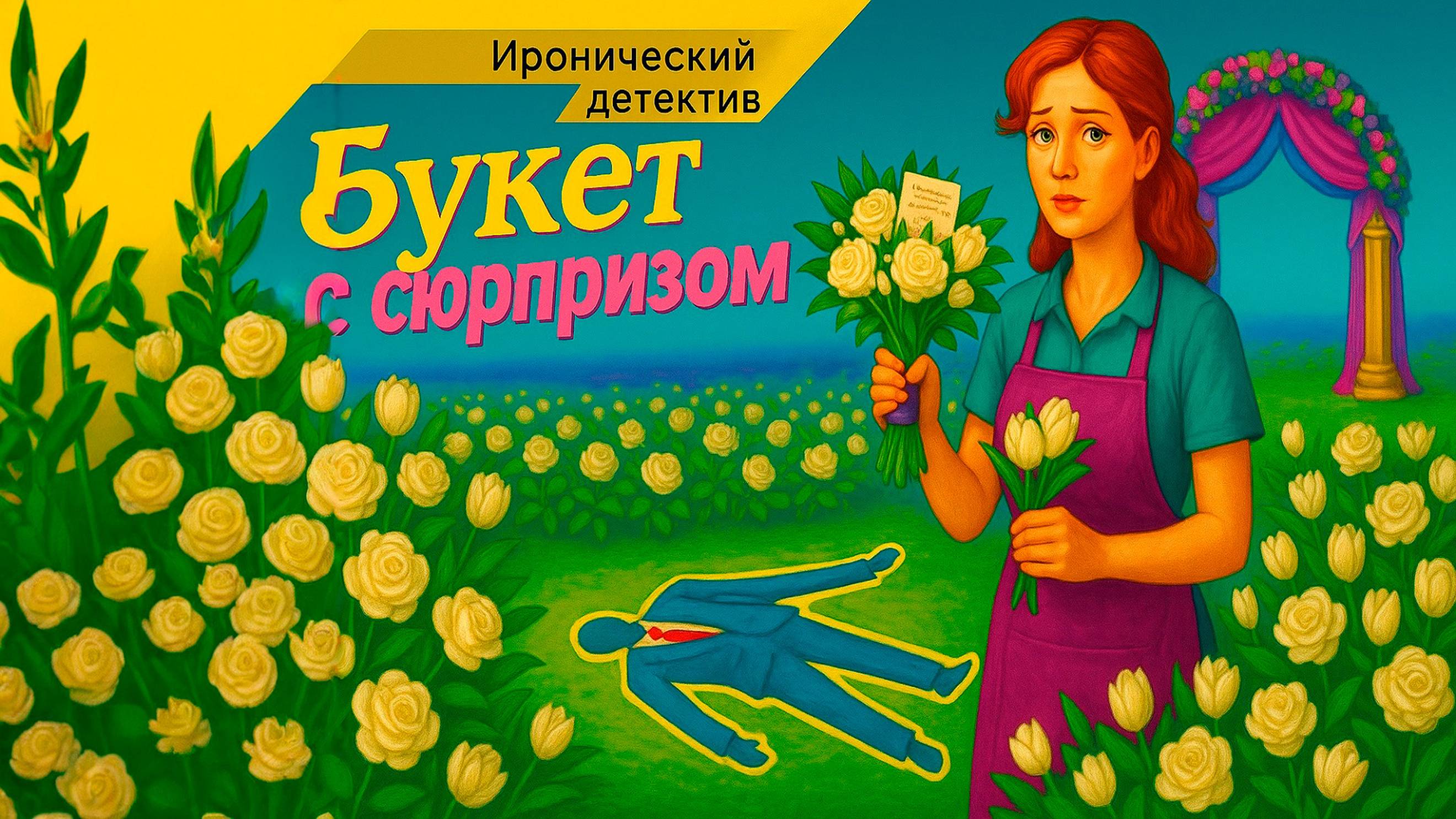 Иронический детектив. Букет с сюрпризом или свадебное убийство.