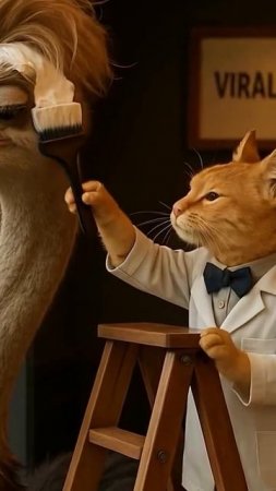 Причёска для страуса
