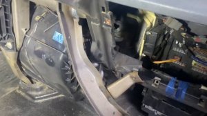 Транзит замена радиатора печки.