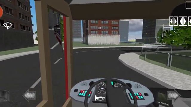 Public Transport Simulator. На автобусе выехал на маршрут. смотреть онлайн