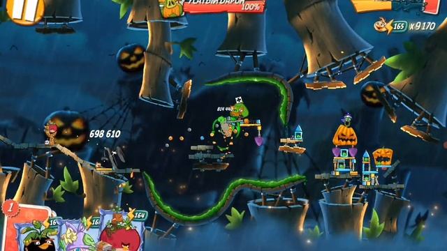 angry birds 2, паника короля свиней !босс улетел в пропость ! смотреть онлайн