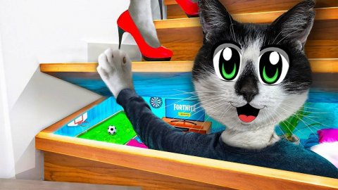 🎯 24 ЧАСА В СЕКРЕТНОМ ДОМИКЕ! Кто найдёт комнату первым? 🐾🕵️♀️