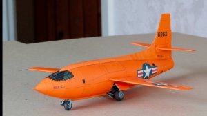 Сборка бумажной модели «Bell X-1» в масштабе 1:33 от Orlik, Олег Иванов.