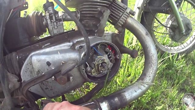 иж планета 5 ремонт в поле одним ножом