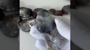 Агат Ботсвана крупная галтовка фри-форм 30-55 мм