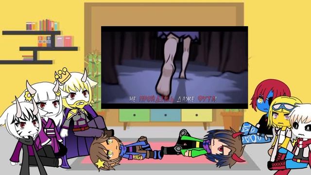 реакция андертейл на песню ,,За улыбкой психопата " и ,,? смотреть онлайн