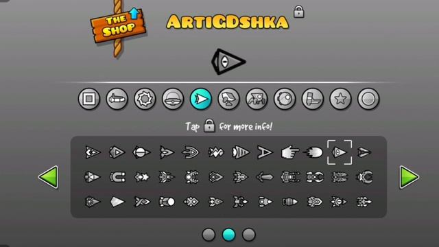 СОСТАВИЛ ПОЛНЫЙ СЕТ ИКОНОК в GEOMETRY DASH!